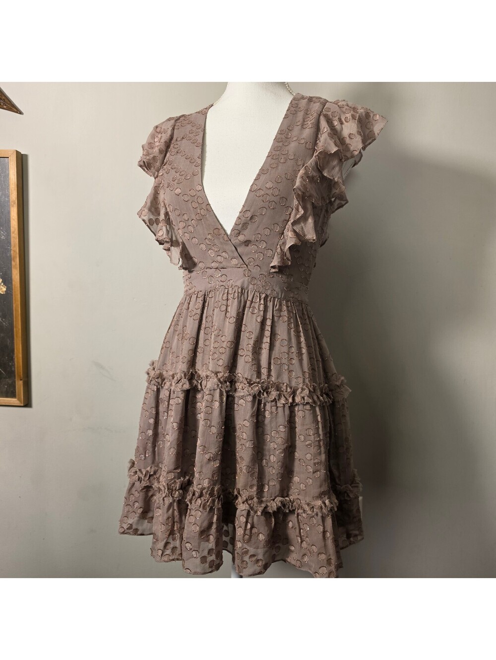 House of Harlow x REVOLVE silk blend dress